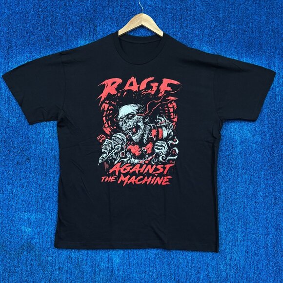 Rage Against the Machine Tour Poster Funk Metal Band Tee XL - Picture 1 of 4